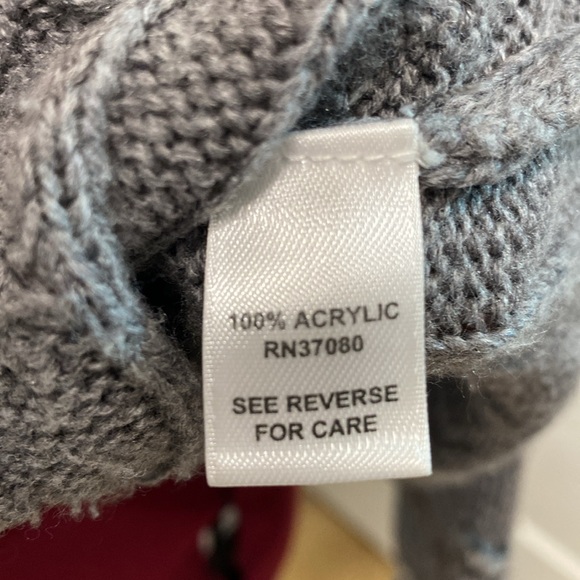 Cato Hooded Nordic Cable Knit Sweater |Size 22/24W - Picture 8 of 11